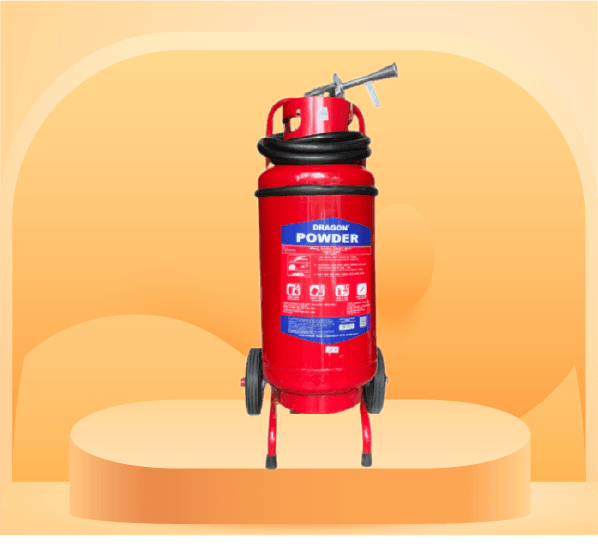 BÌNH CHỮA CHÁY XE ĐẨY DRAGON POWDER BC35KG