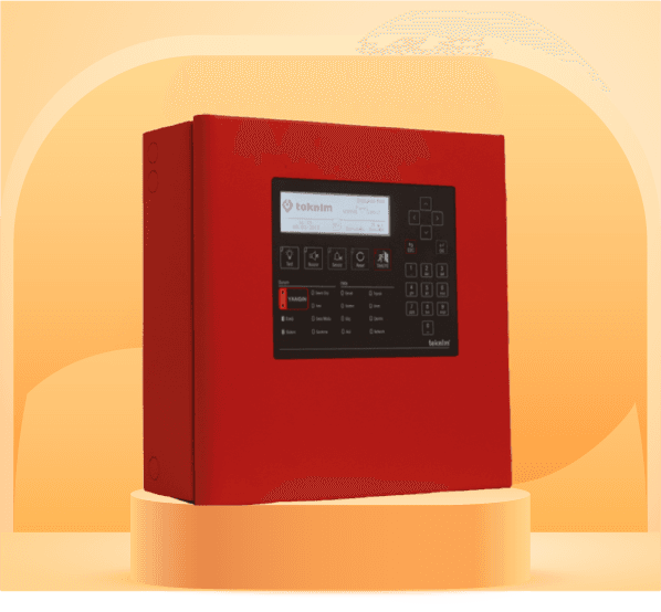 TỦ BÁO CHÁY ĐỊA CHỈ 4 LOOP MÀU ĐỎ TEKNIM TFP-1214R